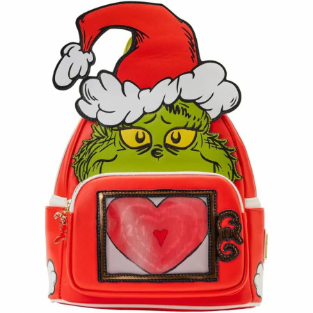 Dr Seuss The Grinch's Heart Mini Backpack By Loungefly